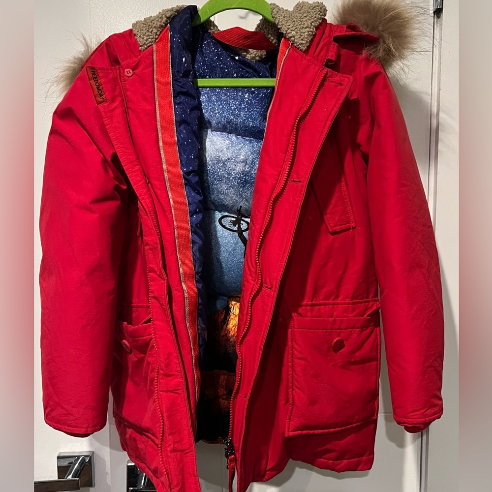 Red Parka Jacket